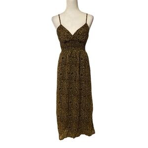 90’s vintage cheetah print maxi dress